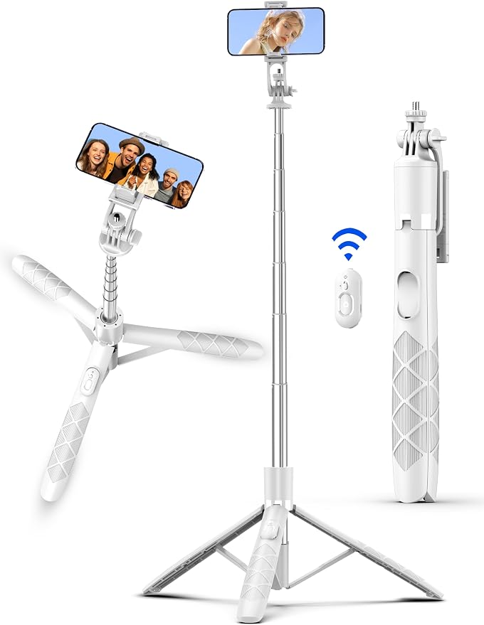 71" Selfie Stick, Smartphone Tripod Stand All-in-1 by SelfieShow