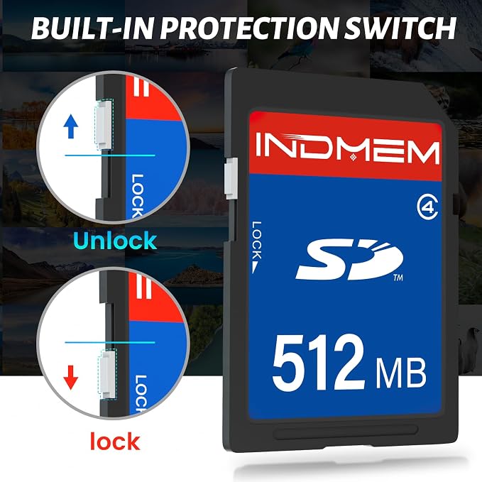 SD Card 512MB, Class 4 Flash Memory Cards MLC Stanard Secure Digital Cards - Image 7
