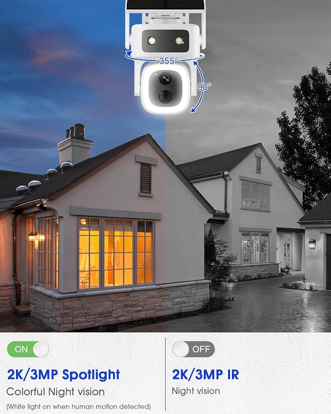 SANSCO 4G LTE Cellular Security Camera Wireless Outdoor, 360 Days Free - Image 5