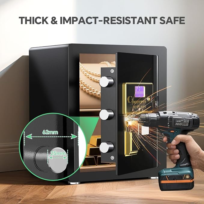 Security Safe with Digital Keypad & Alarm System - Image 4