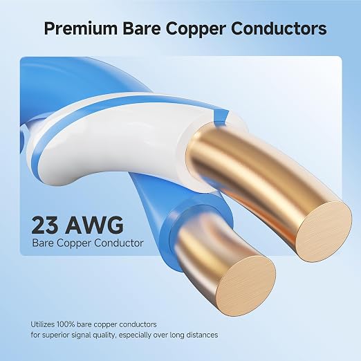 Cable Matters 10Gbps UV Resistant 23AWG Outdoor Cat6 Ethernet Cable – 500ft - Image 4