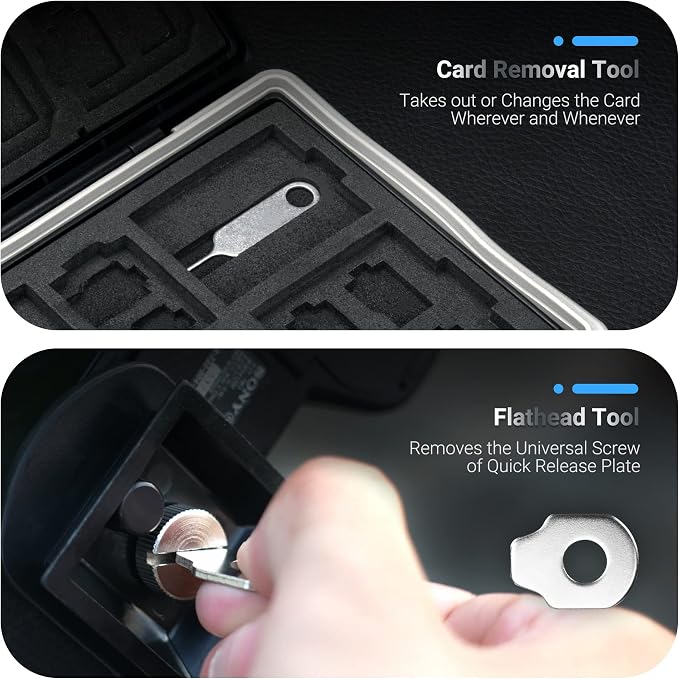 JJC 45 Slots Compact Memory Card Case Holder - Image 5
