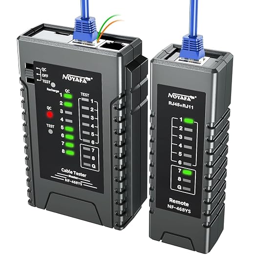 NOYAFA NF-468YS Network Cable Tester, Ethernet Cable Tester by NOYAFA