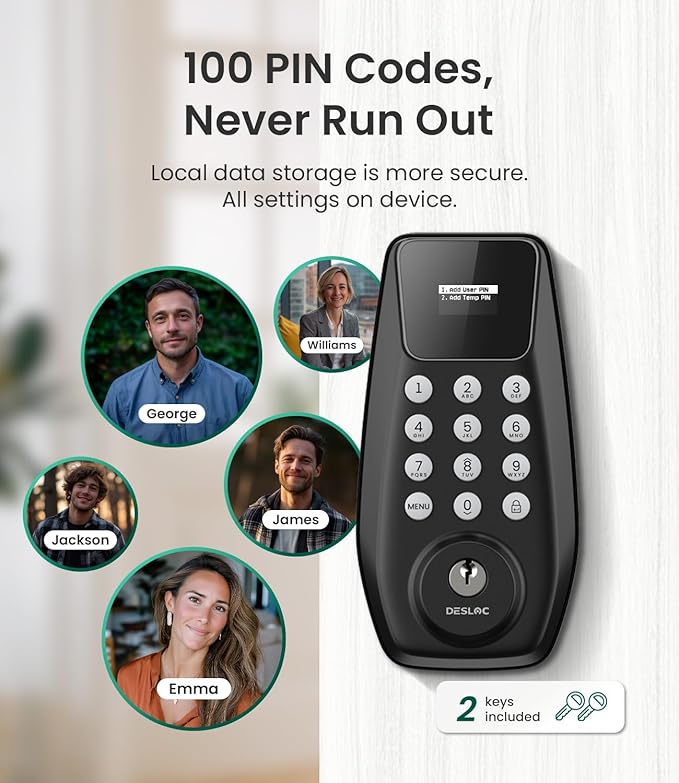 DESLOC C100 Keyless Entry Door Lock - Image 3