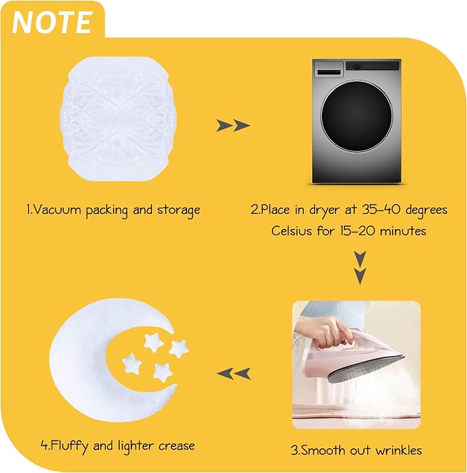 IGMaryBox Baby Moon Star Pillow Newborn Posing Pillow Newborn Photography - Image 3
