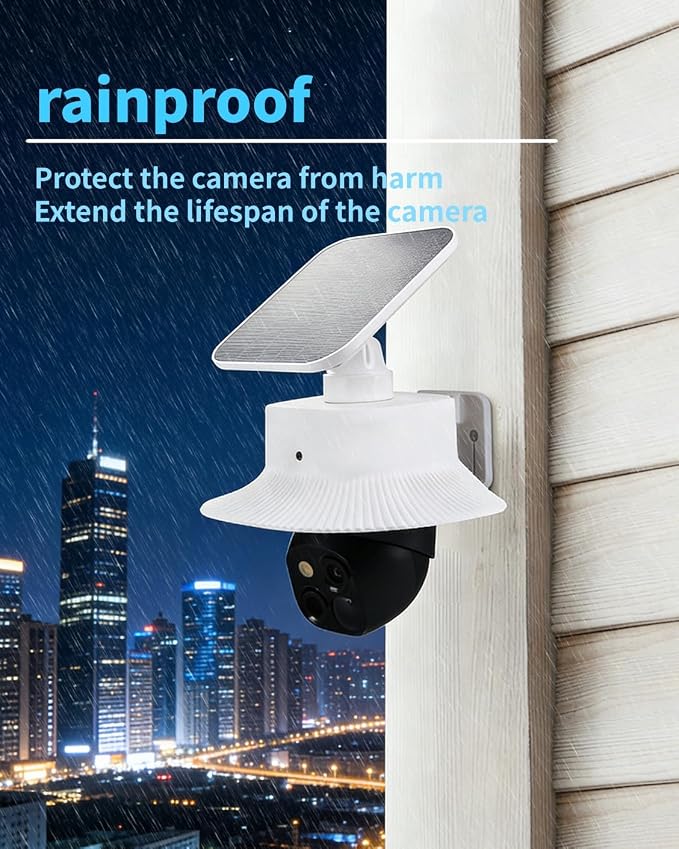 Outdoor Rain Cover for Solar Security Cameras, Compatible - Image 4