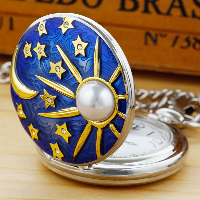 Men's Pocket Watch, Arabic Digital Dial Pocket Watches - Image 5