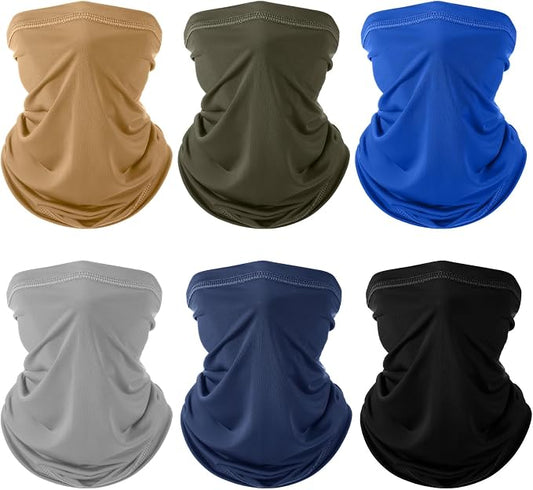 Geyoga 6 Pieces Summer UV Protection Cooling Neck Gaiter Face Clothing Neck by Geyoga