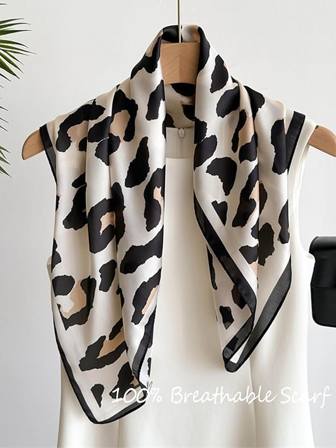 Silky Scarf for Women Lightweight Satin Bandanas Neck Hair Wrap For Sleeping - Image 3