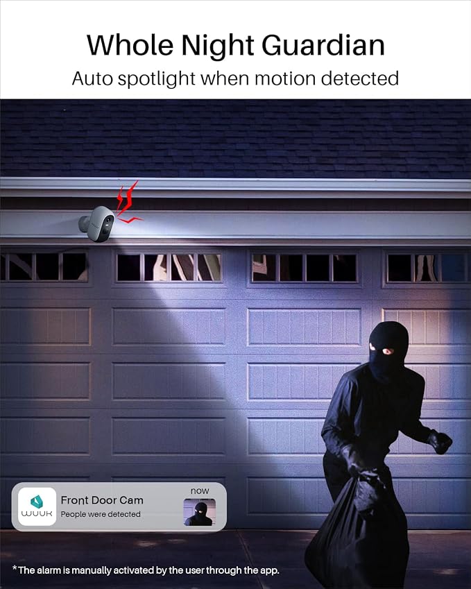 WUUK Security Cameras Wireless Outdoor, Indoor Home Surveillance System - Image 7