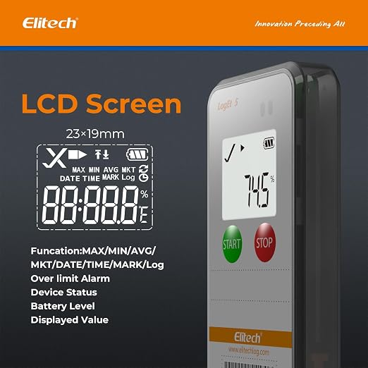 Elitech USB Digital Temperature Data Logger Reusable Recorder - Image 4