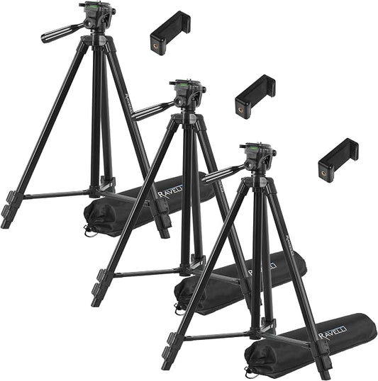 Ravelli APLT3 53" Light Weight Aluminum Tripod, by Ravelli