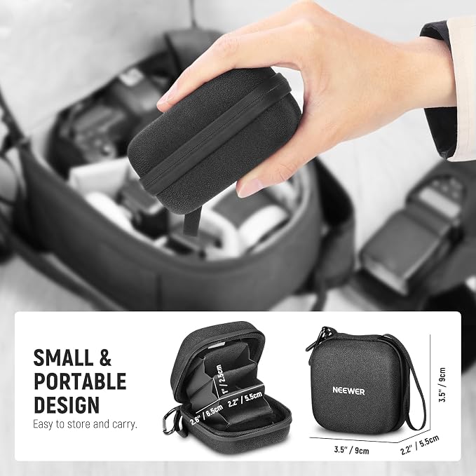Neewer Storage Bag for 9 x 9 cm Filter, Shockproof Dustproof Waterproof - Image 4