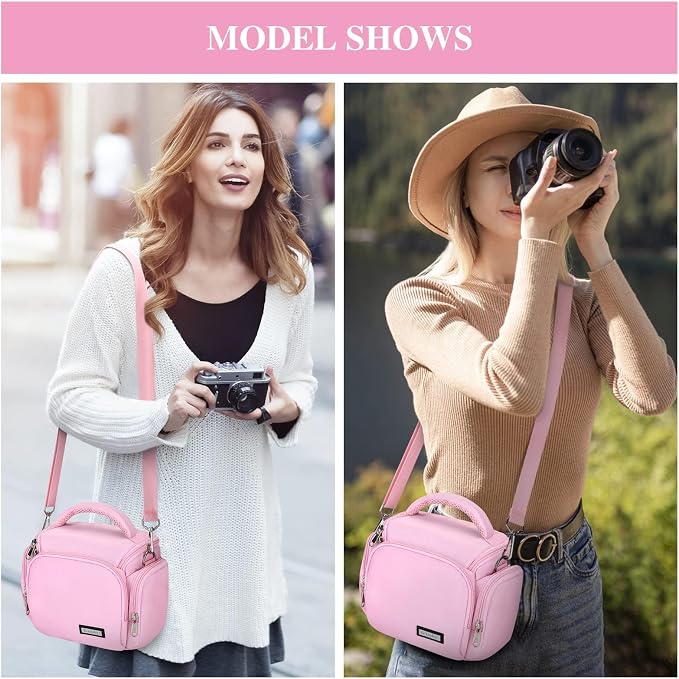 G-raphy Camera Bag Case Pink Small Photography Bags DSLR SLR MIRRORLESS BAG - Image 5