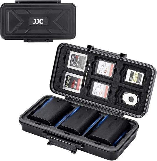 JJC Multi-Function Camera Battery Memory Card Storage Case by JJC