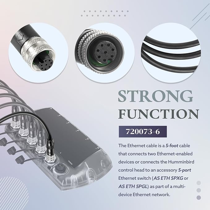 5 Port Ethernet Switch & 5 Foot Ethernet Cable Kit, Replace - Image 6