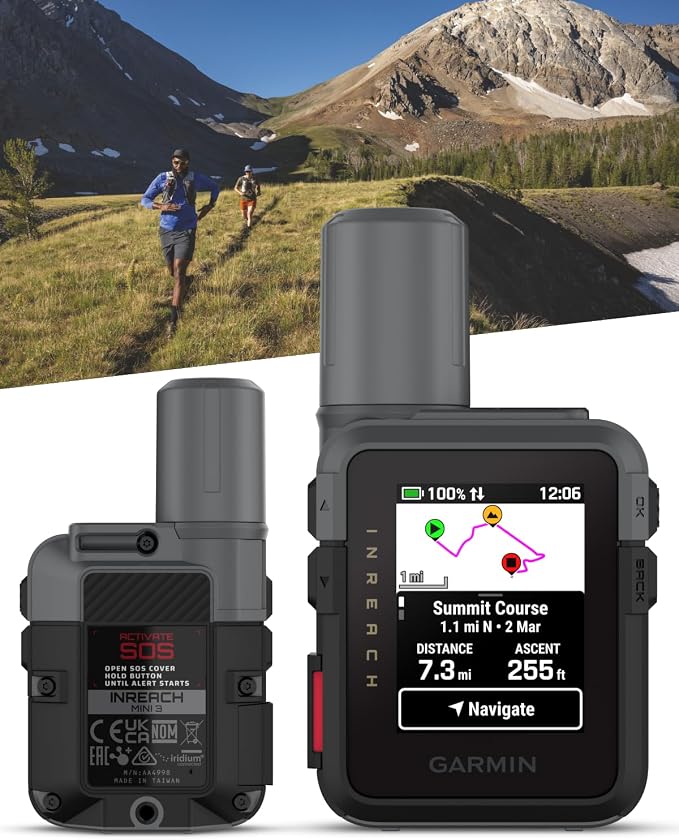 Garmin inReach Mini 3 Rugged Compact Global Satellite Communicator, Color - Image 8