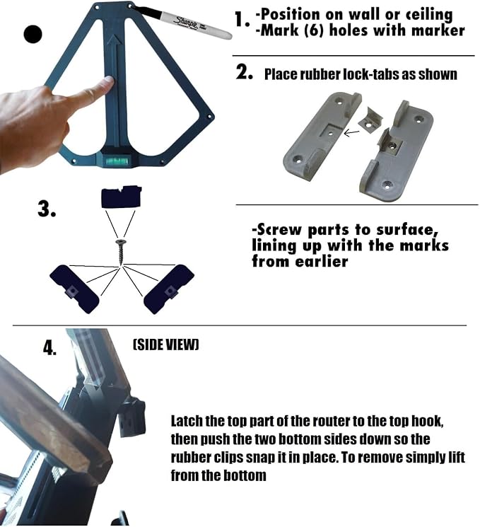 Ceiling Mount Wall Holder Bracket - Image 2