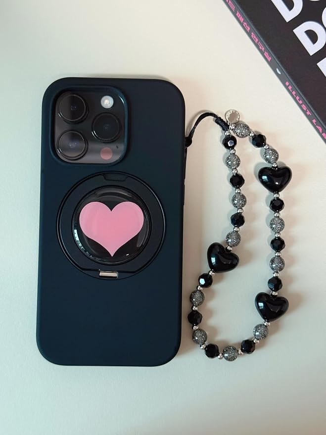 Drawwind Phone Charm Beaded Wristlet Strap Universal Cell Phone Lanyard Cute - Image 3