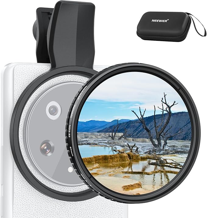 NEEWER 67mm Clip On Variable ND Filter by Neewer