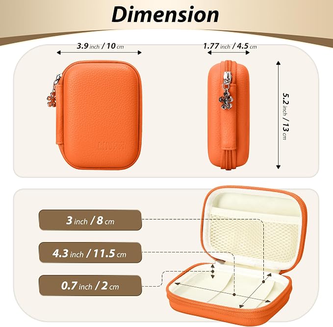 Digital Camera Case for CAMKORY, KODAK PIXPRO FZ45/FZ55, Canon IXUS 285 HS - Image 2