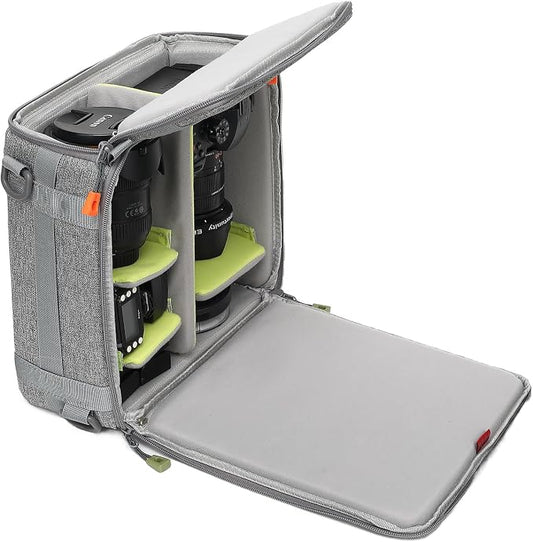 Camera Insert Bag, Shockproof &Pressure-proof Dual Opening Padded Camera Lens by svatin