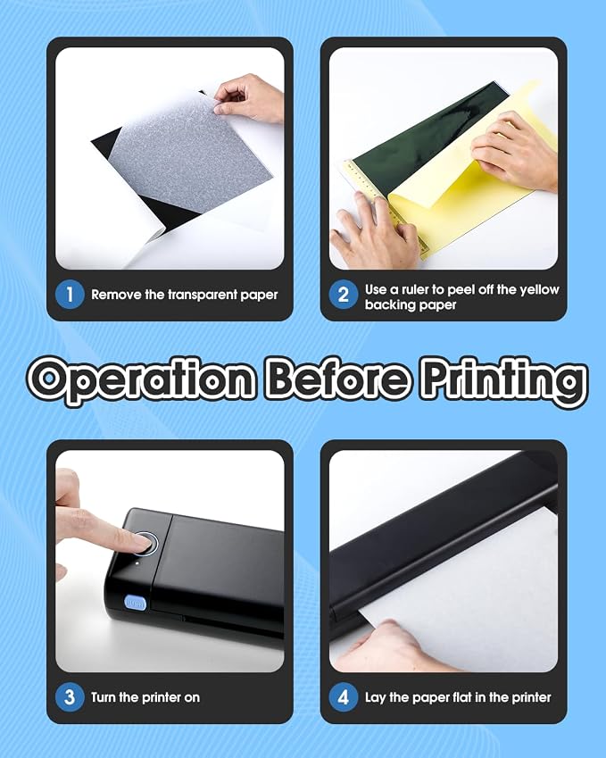 Phomemo Tattoo Stencil Printer, M08F Wireless Thermal Tattoo Printer - Image 6