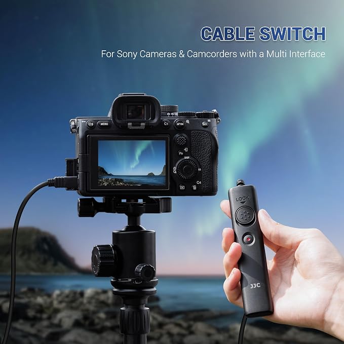 JJC 4.92ft Long Wired Remote Control Shutter Release - Image 2