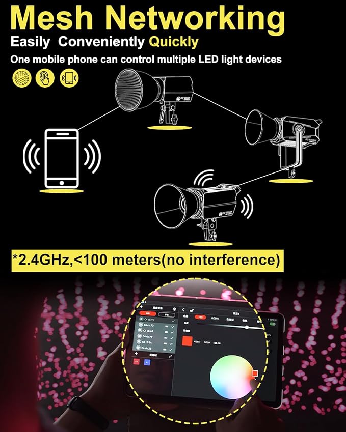 IFOOTAGE SL 320DN Video Light, 320W COB LED Light - Image 2