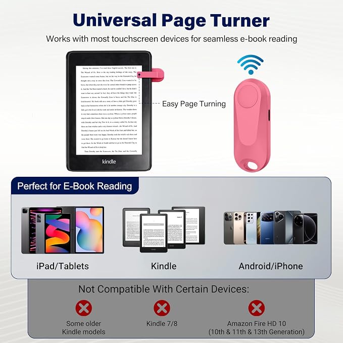 DATAFY Page Turner for Kindle Paperwhite Oasis Kobo eReaders, Camera Camcorder - Image 6