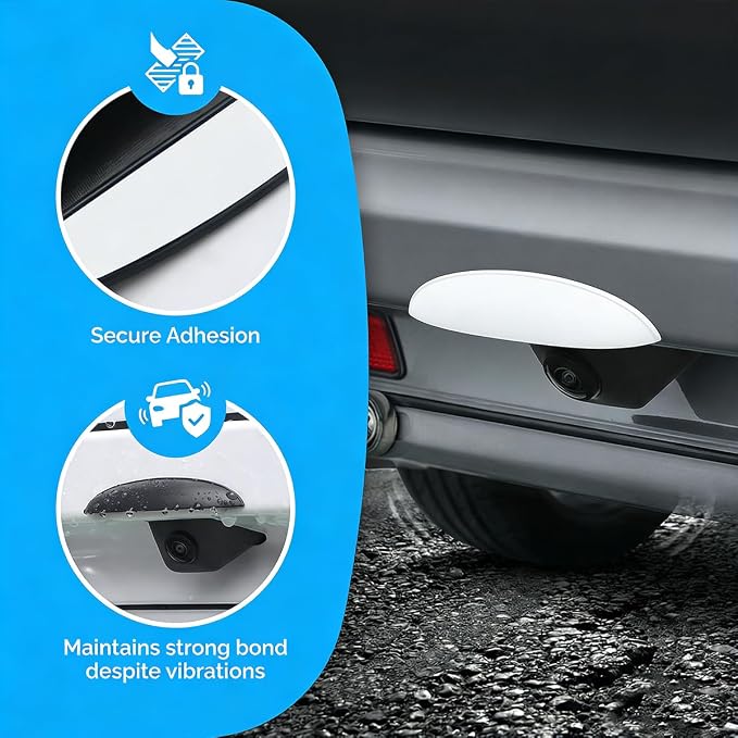 Car Rear View Camera Cover, Waterproof Vehicle Backup Lens Protector Sticker - Image 5