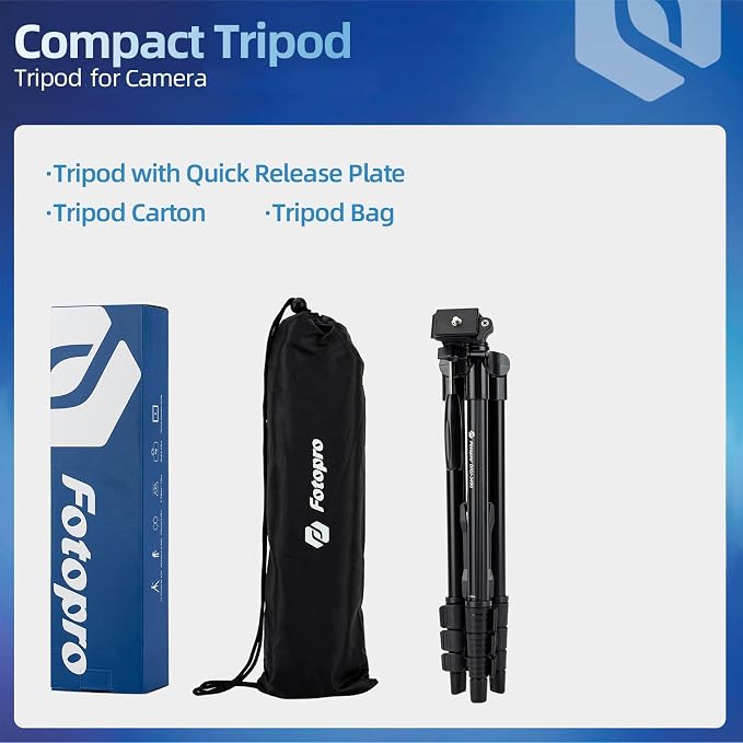 Fotopro 120cm Ultralight Compact Travel Tripod - Image 4