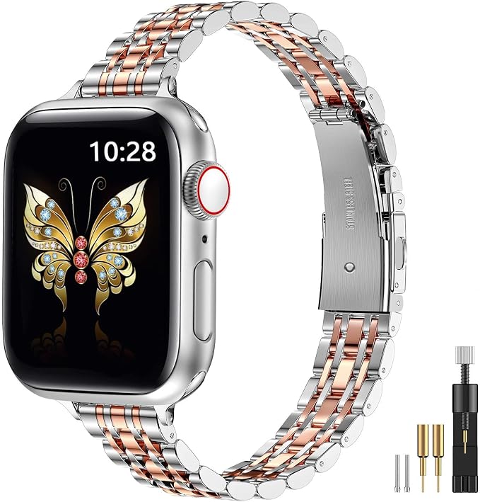 MioHHR Metal Band Compatible by ProfessionalStainlessSteelWatchBandCase