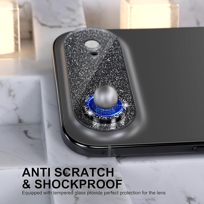 Choiche Compatible for iPhone 17 Air Camera Lens Protector, Bling Camera Cover - Image 3