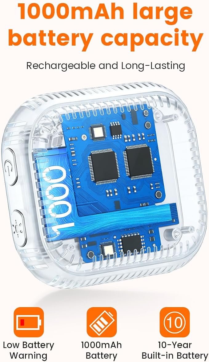 6 in 1 Indoor Air Quality Monitor, Portable Real-Time - Image 5