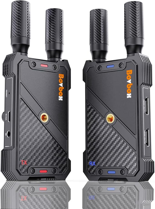 Wireless HDMI Transmitter and Receiver: 1312ft Plug&Play HDMI Wireless Extender by Bovbox