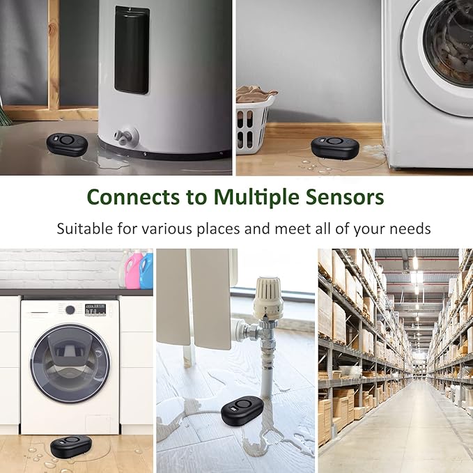 Water Leak Detector Sensor Alarm: Home Water Flooding Monitor Smart Sink - Image 3