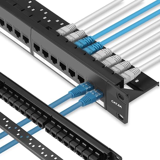 Rapink Patch Panel 24 Port Cat6A by Rapink