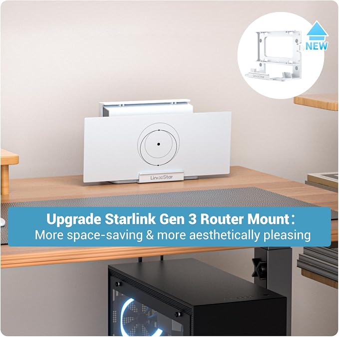 Star-Link Gen 3 Router Mount, All-in-One Star Link Standard V3 Router Wall - Image 2