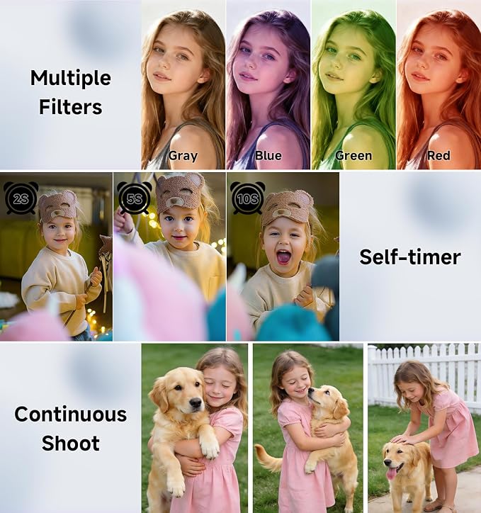 Digital Camera, 44MP FHD 1080P Point and Shoot Digital Camera - Image 4