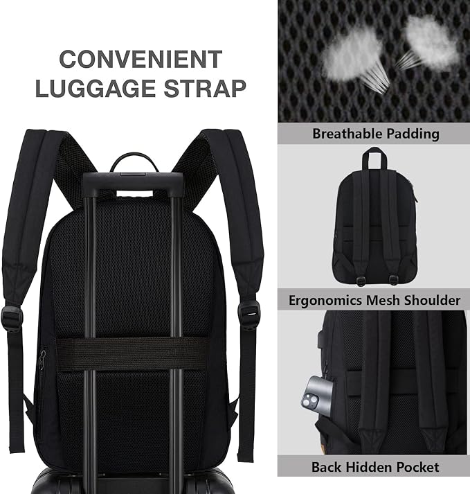 SUPACOOL Casual Laptop Backpack, Lunch bag, Pencil bag, School backpack - Image 7