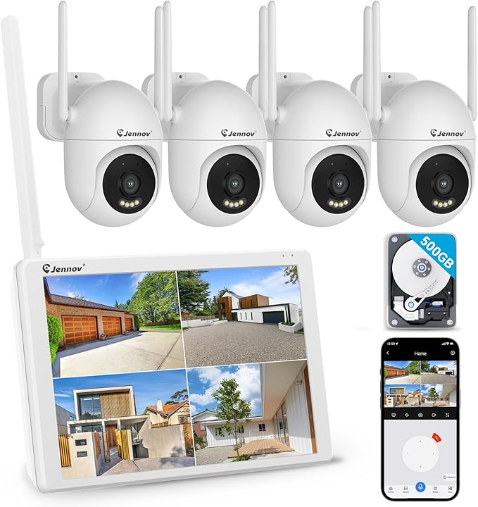 Jennov 5MP Wireless Security Camera System by Jennov