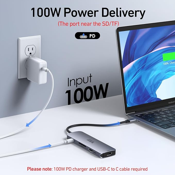 USB C Docking Station Dual HDMI Monitor, USB C to Dual HDMI Adapter - Image 5