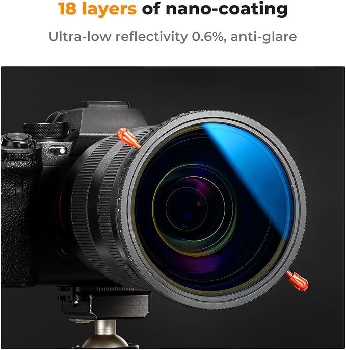 K&F CONCEPT 58mm Variable ND2-32 & Circular Polarizing Lens Filter in 1 - Image 6