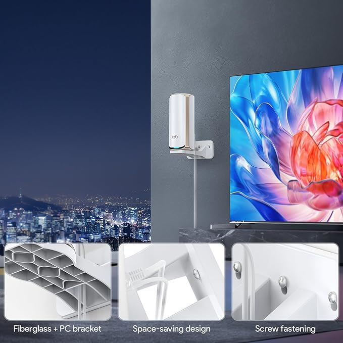 Wall Mount for Orbi WiFi 7 Router, Compatible - Image 6