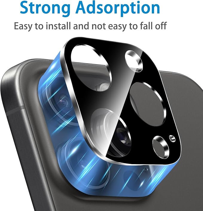 Dengduoduo 3 Pack Tempered Glass Camera Lens Protector - Image 4