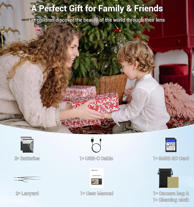 Digital Camera, Upgraded FHD 4K Digital Camera - Image 9