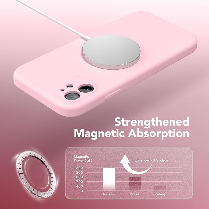 Magnetic for iPhone 11 Phone Case Silicone, Compatible - Image 4