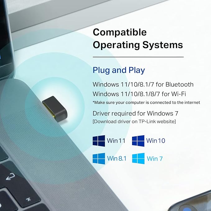 TP-Link Nano 2-in-1 USB Bluetooth WiFi Adapter AC600- Bluetooth 4.2 - Image 7