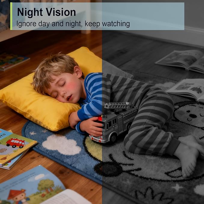 Security Camera Indoor, 2K HD WiFi Cameras - Image 6